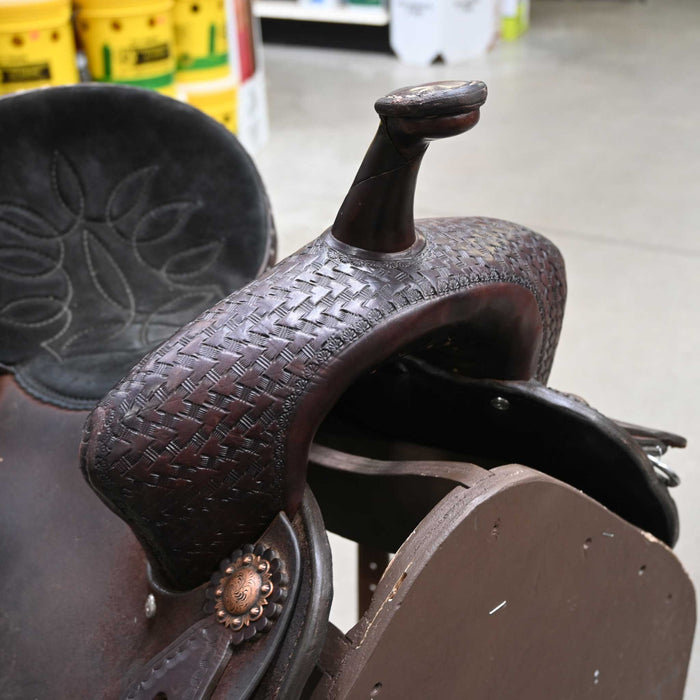 14.5" USED DOUBLE J BARREL SADDLE