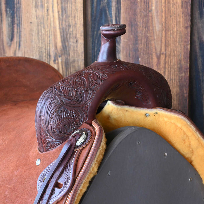 15.5" JEFF SMITH BUSTER WELCH RANCH CUTTER SADDLE