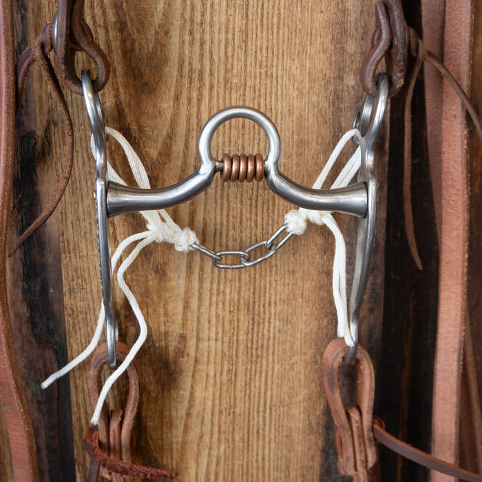 Kerry Kelley Silver Mounted 144 Bridle Rig w/Split Ear Headstall
