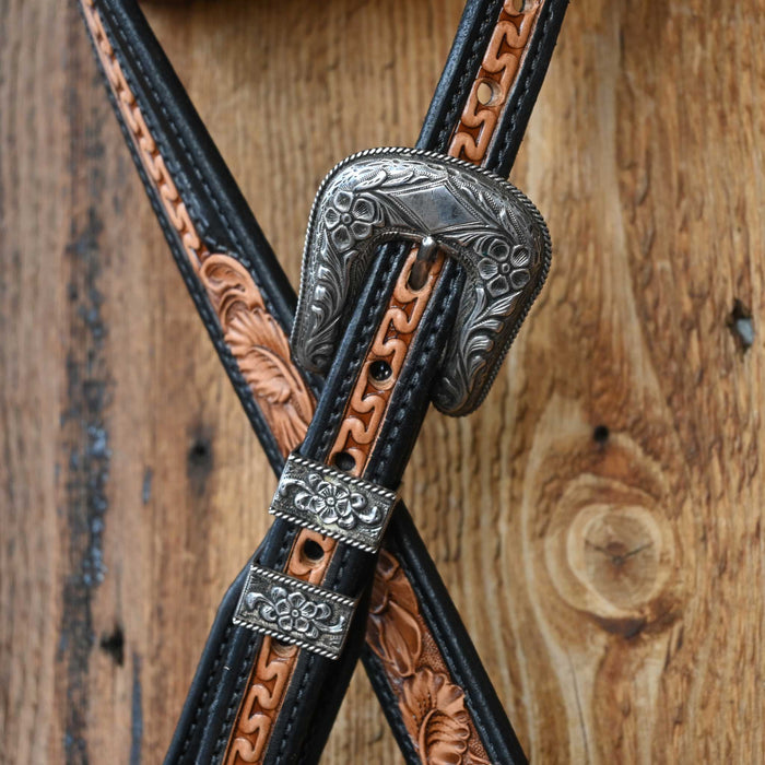 Randall Top Shelf Leather Headstall w/Holland 3pc. Vintage Buckle