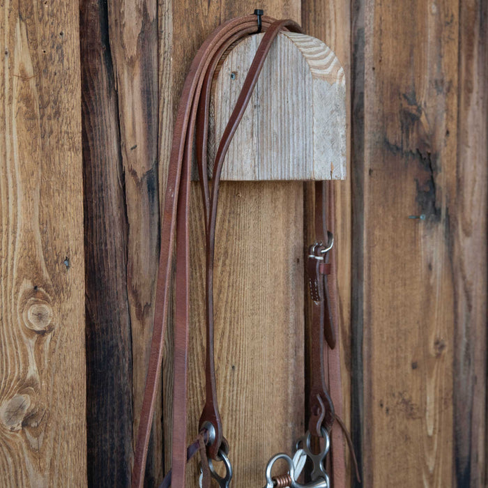 Kerry Kelley Silver Mounted 144 Bridle Rig w/Split Ear Headstall