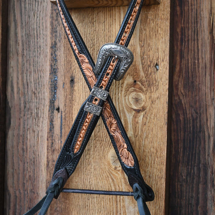 Randall Top Shelf Leather Headstall w/Holland 3pc. Vintage Buckle