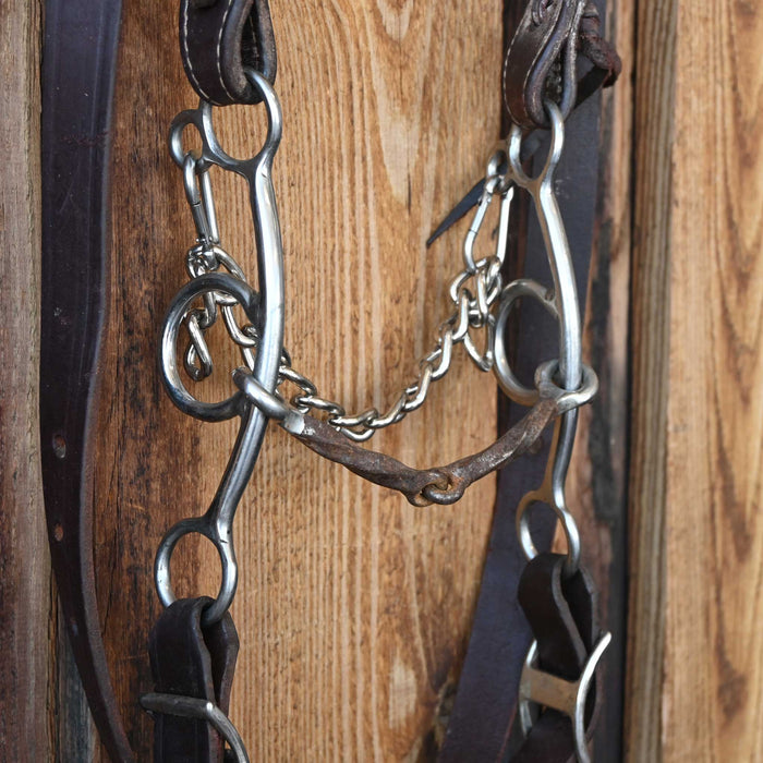 Slow Twist Snaffle Gag Bridle Rig Sale Barn misc