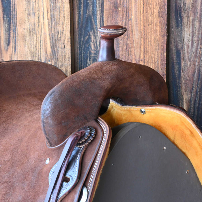 15.5" JEFF SMITH BUSTER WELCH RANCH CUTTER SADDLE