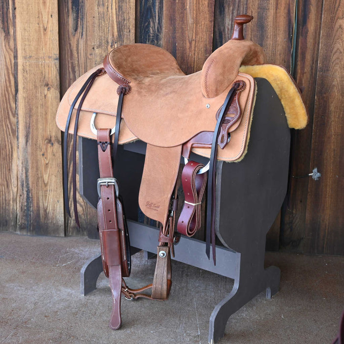 16" JEFF SMITH BUSTER WELCH RANCH CUTTER SADDLE