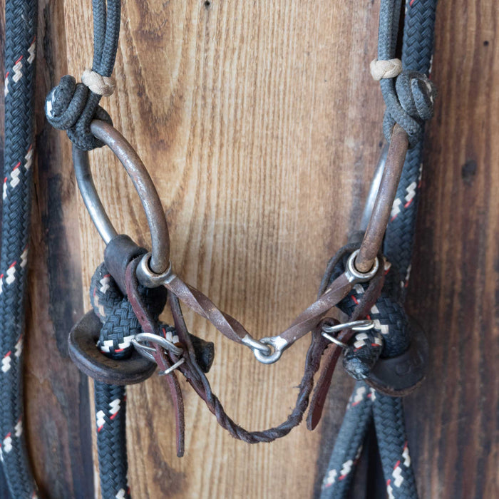Kerry Kelley O-Ring Slow Twist Snaffle Bridle Rig w/Split Ear Headstall