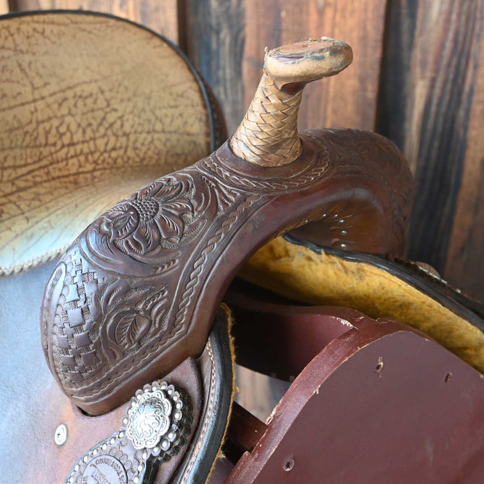 13" USED TESKEY'S BARREL SADDLE Saddles - Used Teskey's Saddlery