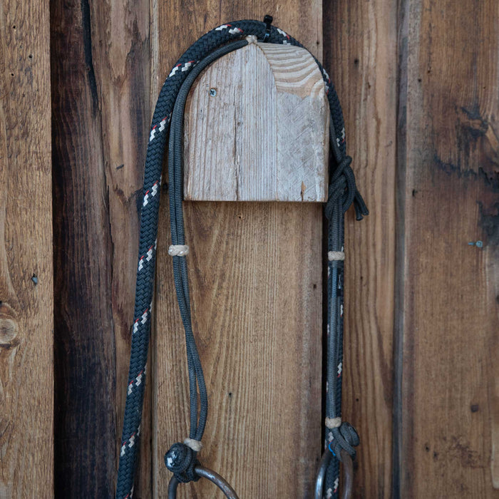 Kerry Kelley O-Ring Slow Twist Snaffle Bridle Rig w/Split Ear Headstall