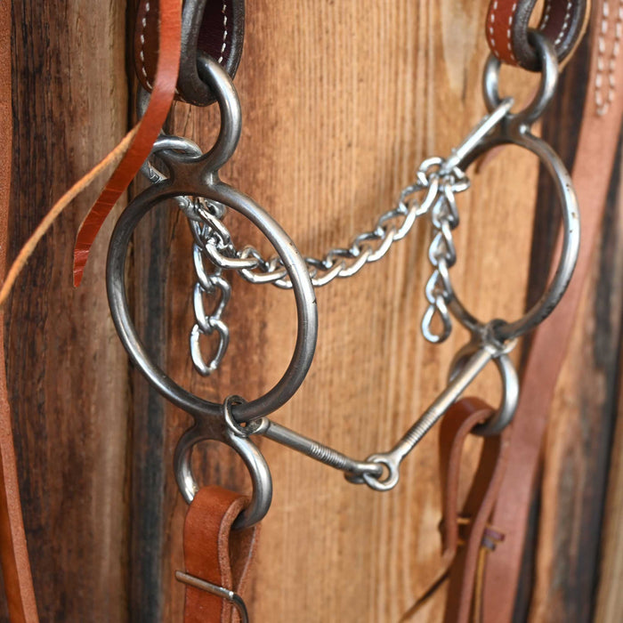 Threaded Snaffle Gag Bridle Rig Sale Barn misc