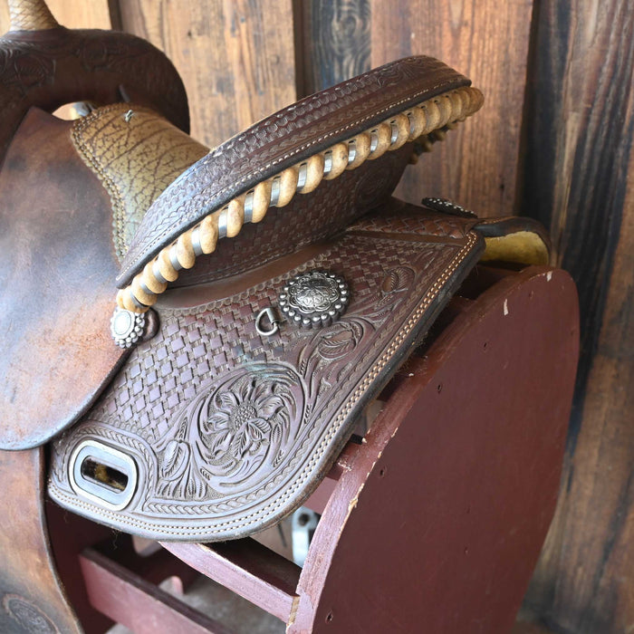 13" USED TESKEY'S BARREL SADDLE Saddles - Used Teskey's Saddlery