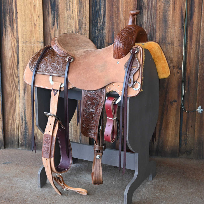15.5" JEFF SMITH BUSTER WELCH RANCH CUTTER SADDLE