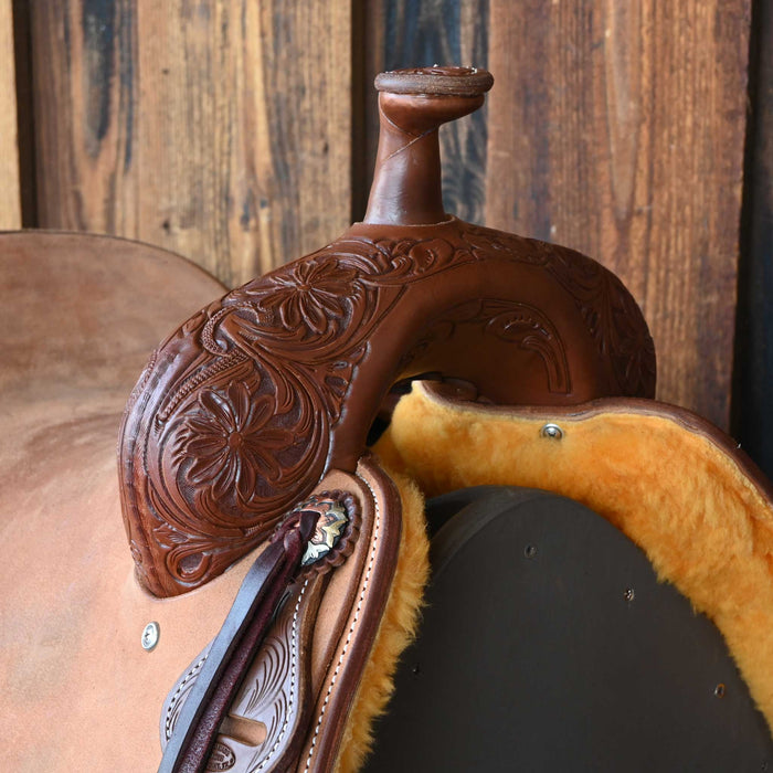 15.5" JEFF SMITH BUSTER WELCH RANCH CUTTER SADDLE