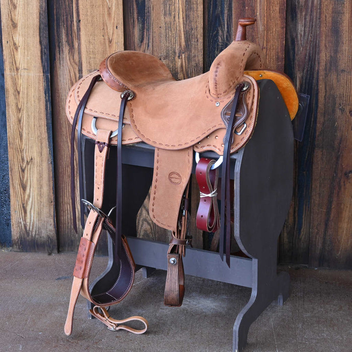 16" JEFF SMITH BUSTER WELCH RANCH CUTTER SADDLE