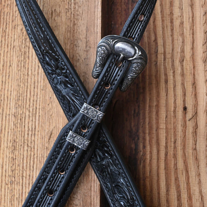 Randall Top Shelf Leather Headstall w/Vintage Sterling Silver 3pc. Buckle