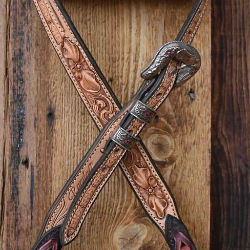 Randall Top Shelf Leather Headstall w/Vintage Holland 3pc. Buckle Tack - Headstalls Randall Top Shelf