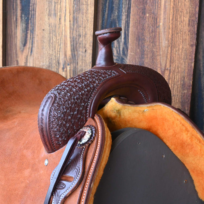 15" JEFF SMITH BEAU GALYEAN RANCH CUTTER SADDLE