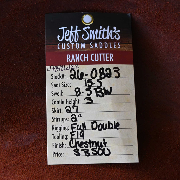 15.5" JEFF SMITH BUSTER WELCH RANCH CUTTER SADDLE