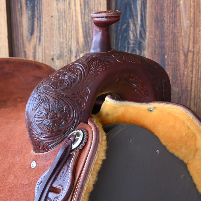 15.5" JEFF SMITH BUSTER WELCH RANCH CUTTER SADDLE