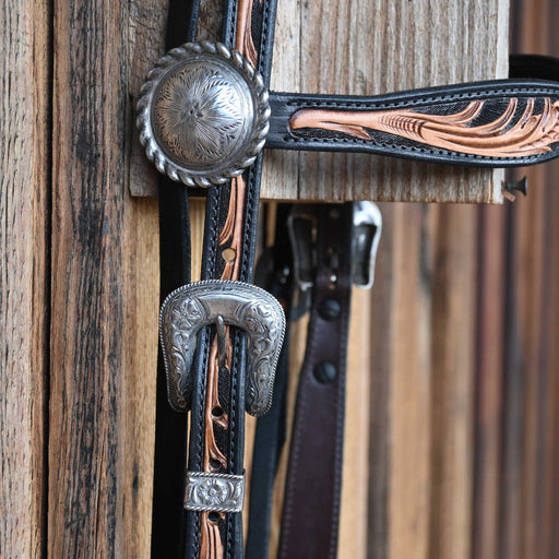 Randall Top Shelf Leather Browband Headstall w/Vintage Holland 101 Buckles Tack - Headstalls Randall Top Shelf