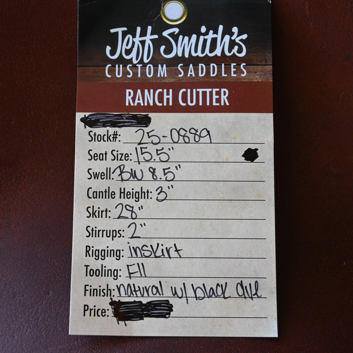 15.5" JEFF SMITH BUSTER WELCH RANCH CUTTER SADDLE