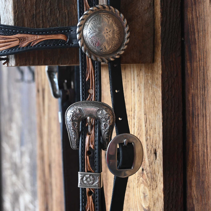 Randall Top Shelf Leather Browband Headstall w/Vintage Holland 101 Buckles Tack - Headstalls Randall Top Shelf