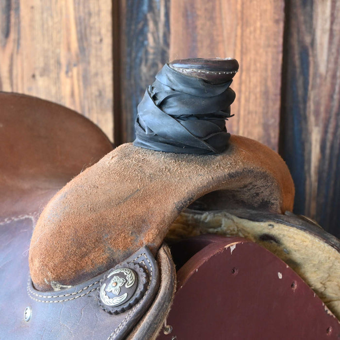 14" USED CACTUS TEAM ROPING SADDLE Saddles - Used CACTUS SADDLERY