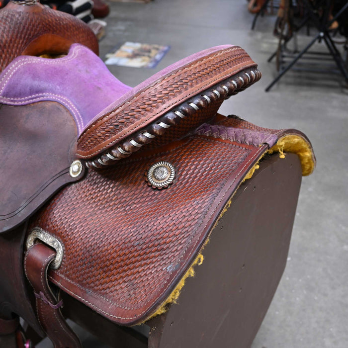 14" USED COWBOY SUPPLY BARREL SADDLE