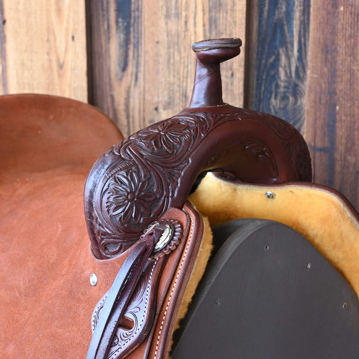 15.5" JEFF SMITH BUSTER WELCH RANCH CUTTER SADDLE