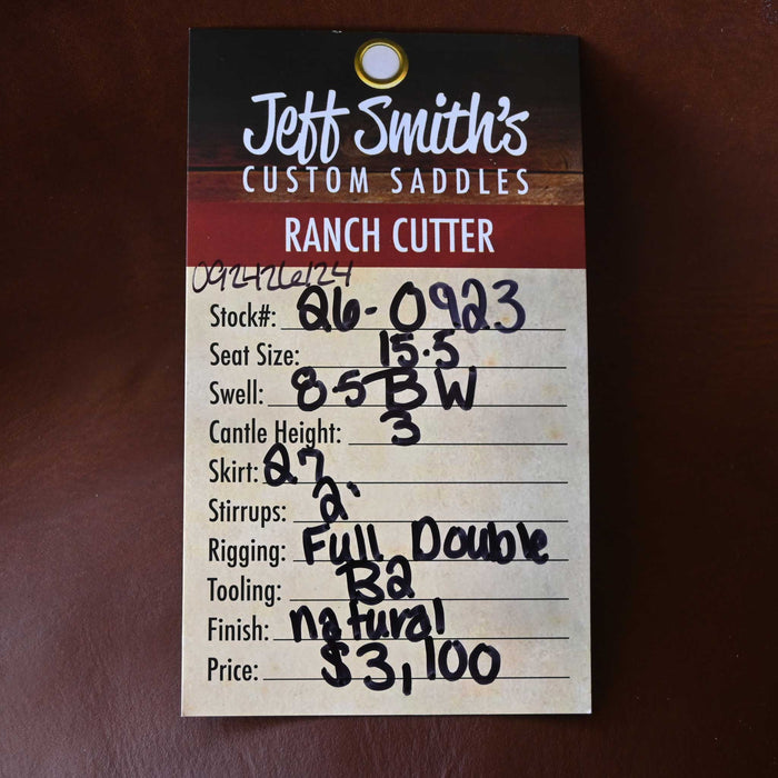 15.5" JEFF SMITH BUSTER WELCH RANCH CUTTER SADDLE