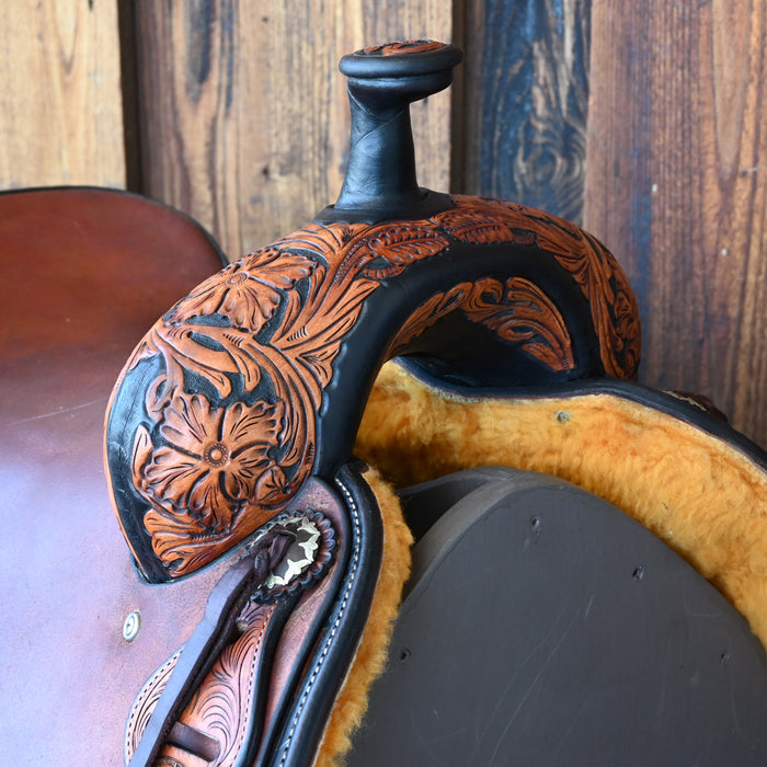15.5" JEFF SMITH BUSTER WELCH RANCH CUTTER SADDLE