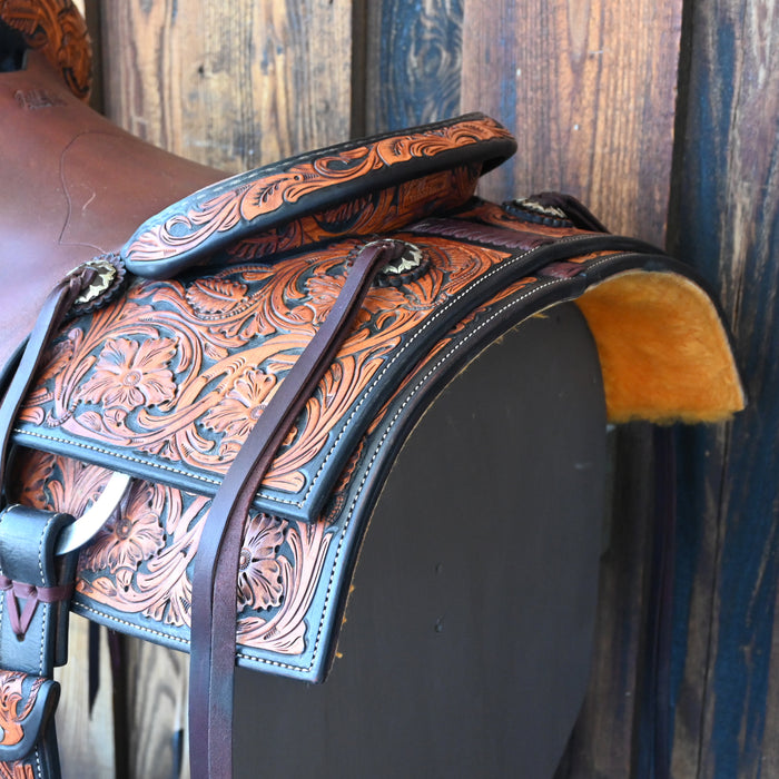 15.5" JEFF SMITH BUSTER WELCH RANCH CUTTER SADDLE