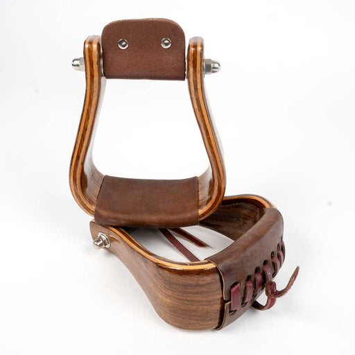 Teskey's Premium Finish Wood Stirrups Tack - Saddle Accessories Teskey's 3"