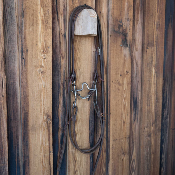 Clint Martin Solid Port Bridle Rig w/Split Ear Headstall