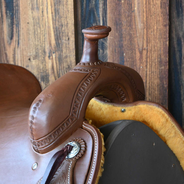 15.5" JEFF SMITH BUSTER WELCH RANCH CUTTER SADDLE