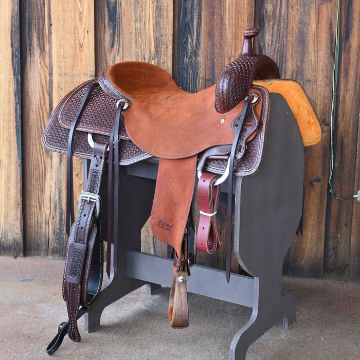 17" JEFF SMITH BEAU GALYEAN RANCH CUTTER SADDLE