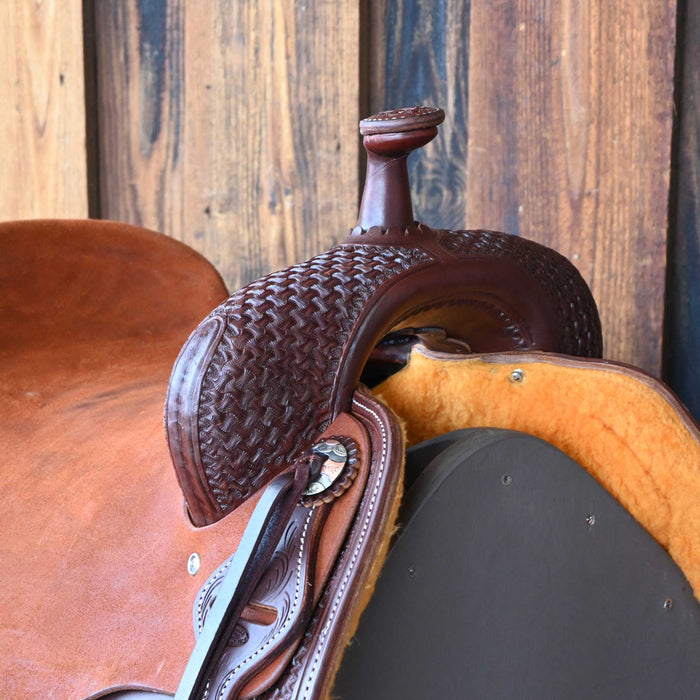 17" JEFF SMITH BEAU GALYEAN RANCH CUTTER SADDLE