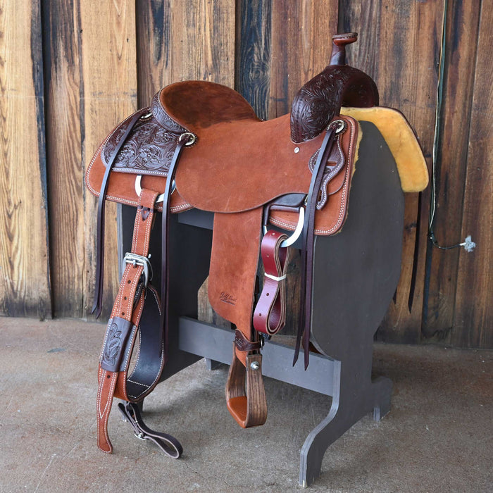 16.5" JEFF SMITH BUSTER WELCH RANCH CUTTER SADDLE