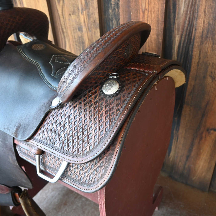 14.5" USED DOUBLE J ALL AROUND SADDLE Saddles - Used DOUBLE J SADDLERY