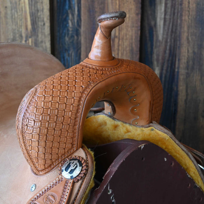 12.5" USED TESKEY'S YOUTH BARREL SADDLE