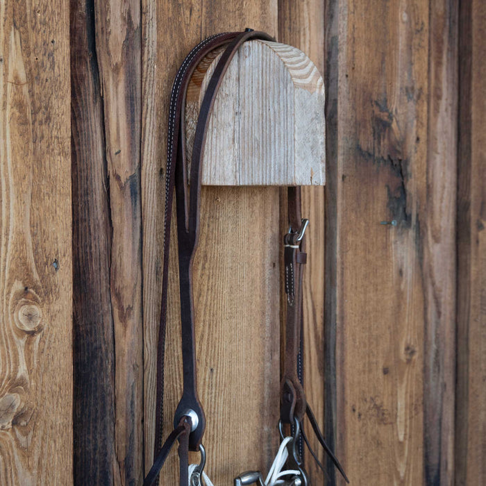 Brandon Anthony Slow Twist Hinge Port Bridle Rig w/Split Ear Headstall