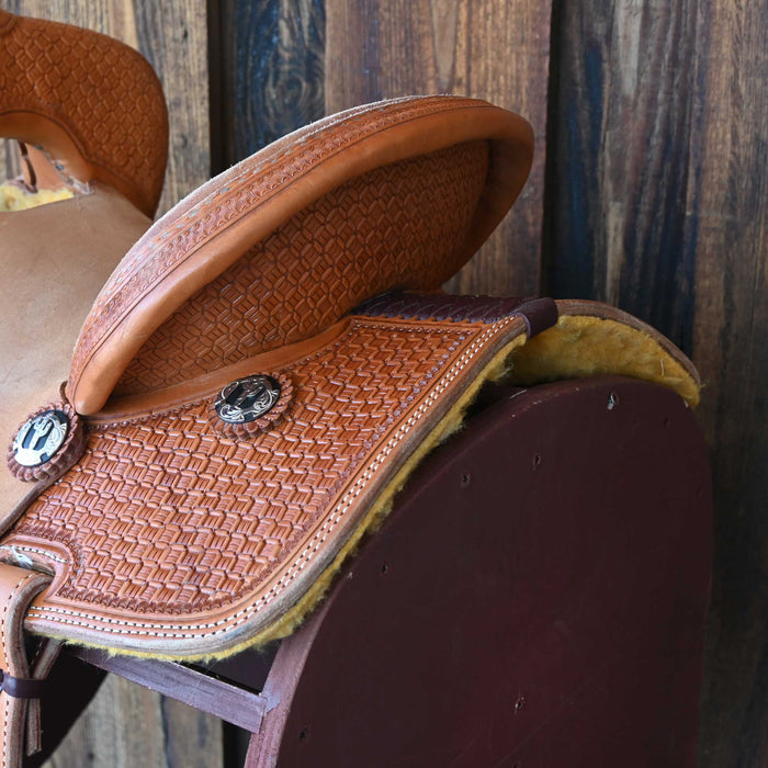 12.5" USED TESKEY'S YOUTH BARREL SADDLE