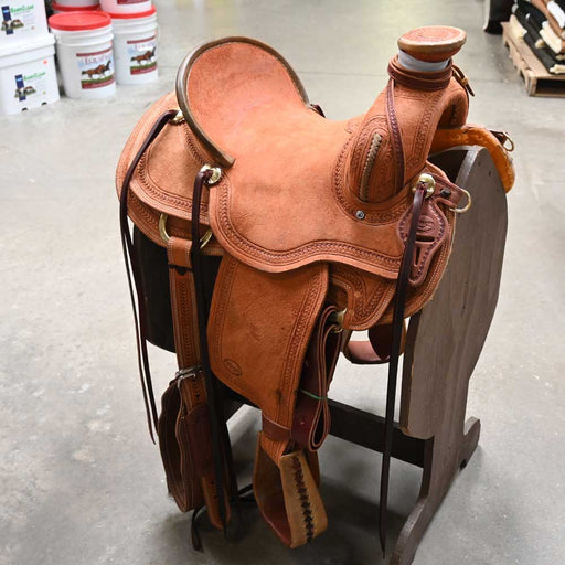 14" TESKEY'S POST HORN ASSOCIATION SADDLE Saddles - New Teskey's Saddlery