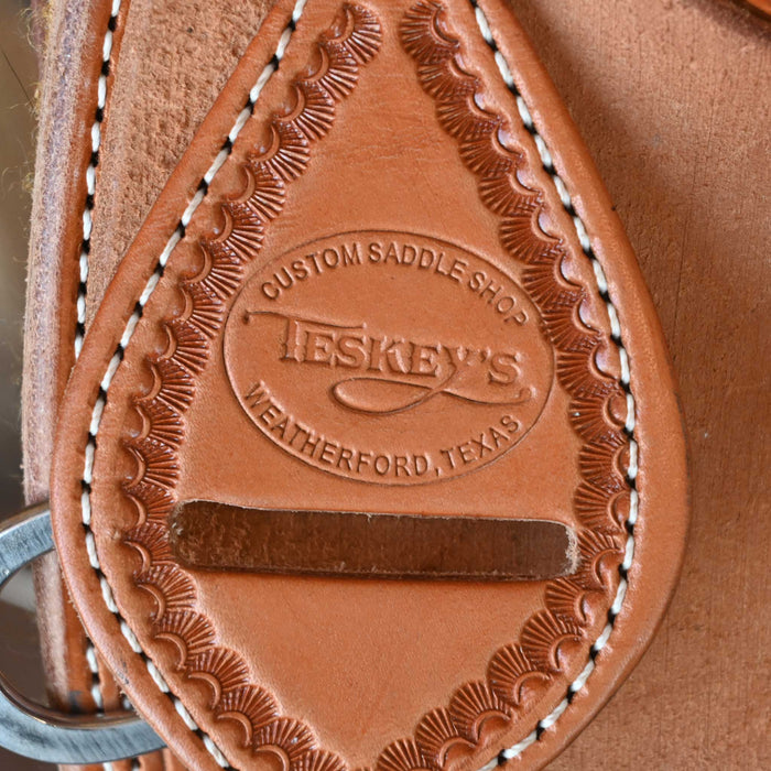 12.5" USED TESKEY'S YOUTH BARREL SADDLE