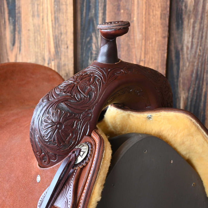 15.5" JEFF SMITH BUSTER WELCH RANCH CUTTER SADDLE