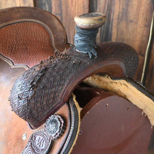 14.5" USED NRS TEAM ROPING SADDLE Saddles - Used NRS