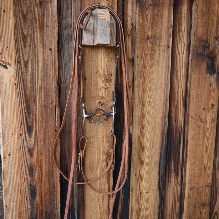 Solid Port Bridle Rig w/Copper Cricket Sale Barn MISC