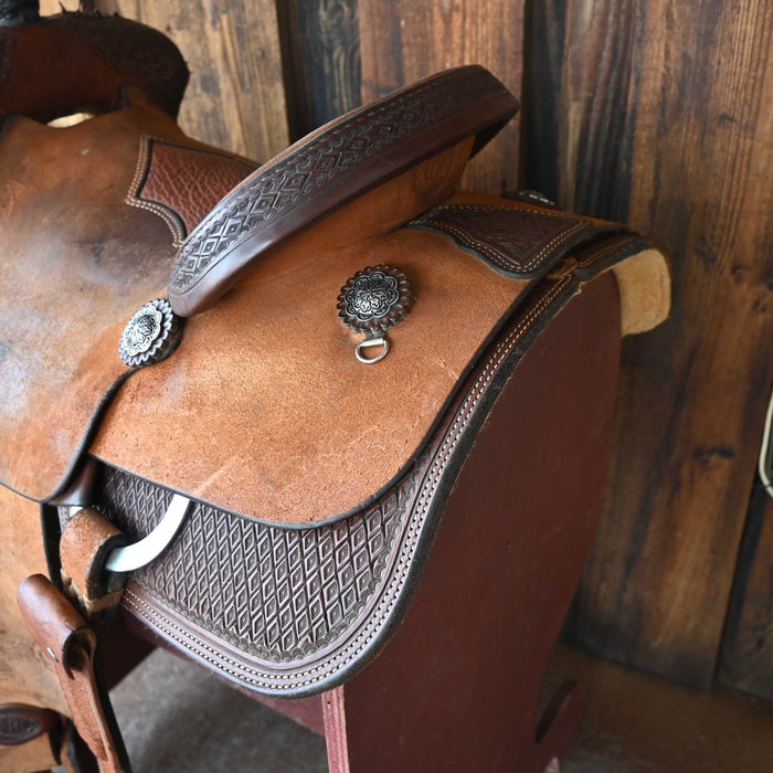 14.5" USED NRS TEAM ROPING SADDLE Saddles - Used NRS