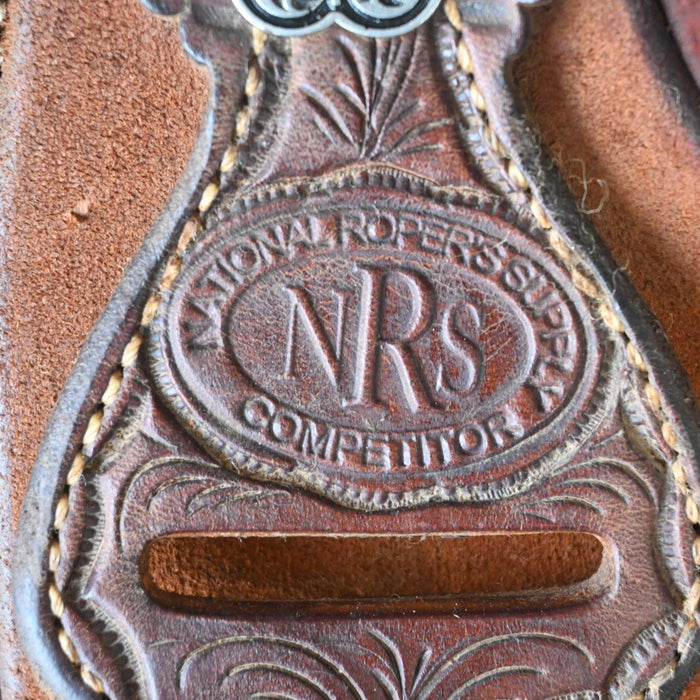 14.5" USED NRS TEAM ROPING SADDLE Saddles - Used NRS