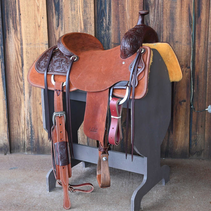 16" JEFF SMITH BUSTER WELCH RANCH CUTTER SADDLE