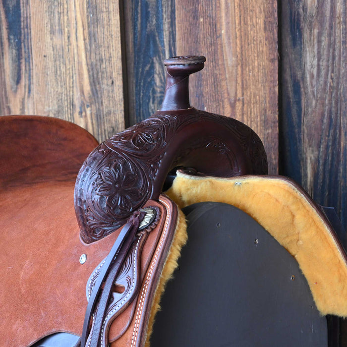 16" JEFF SMITH BUSTER WELCH RANCH CUTTER SADDLE